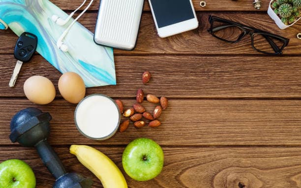 Healthy lifestyle concept, diet and fitness