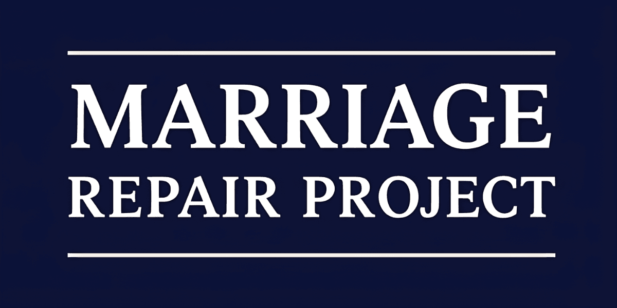 "Marriage Repair Project logo, representing a program focused on helping men strengthen relationships through emotional growth and healthy masculinity."