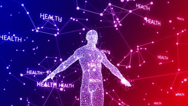 Medical technology concept.human 3d rendering.