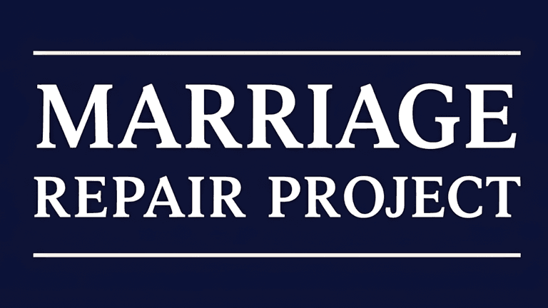 "Marriage Repair Project logo, representing a program focused on helping men strengthen relationships through emotional growth and healthy masculinity."